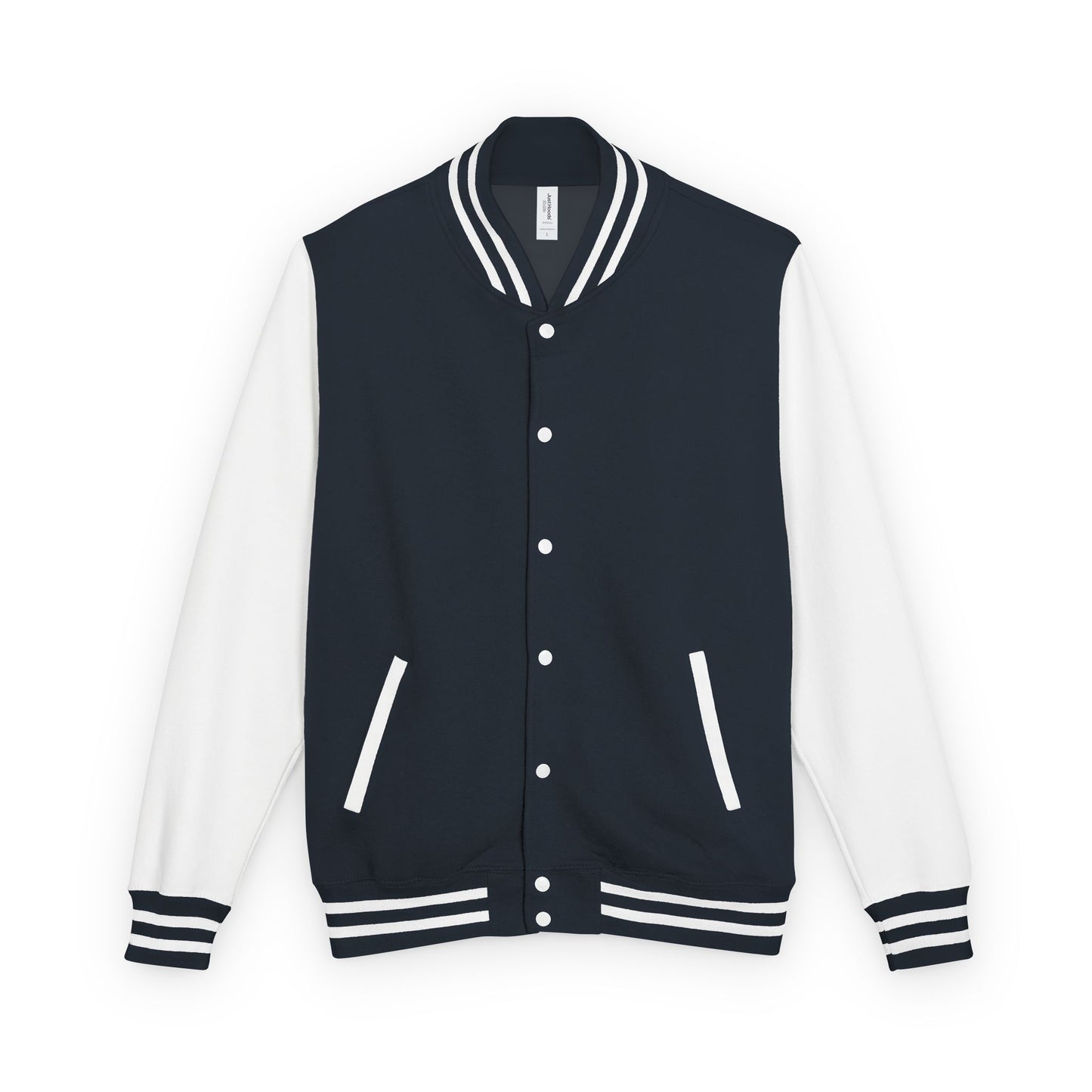 Letterman Jacket — Retro Graphic Back Patch