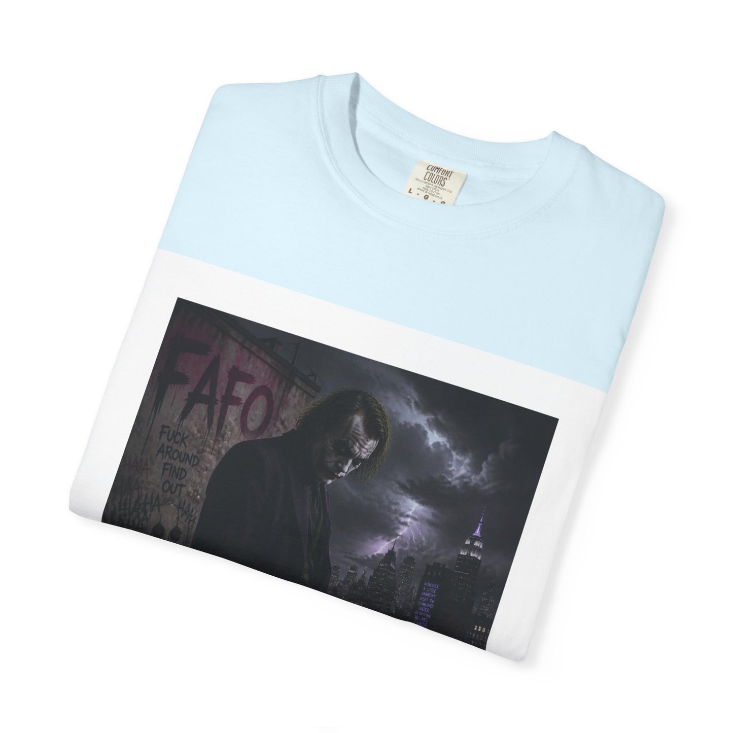 Dark Urban Noir T-Shirt — 'The Fafo Society' Skull Logo Tee