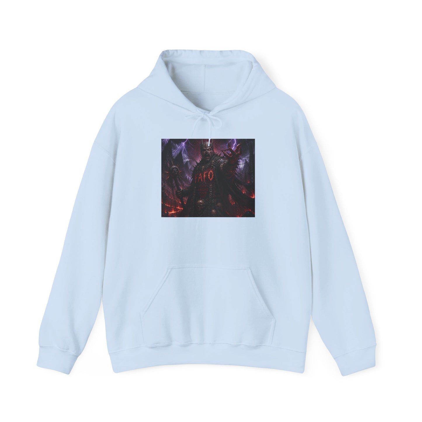 The FARC Society 'Afro' Graphic Hoodie — Dark Neon Palm Design