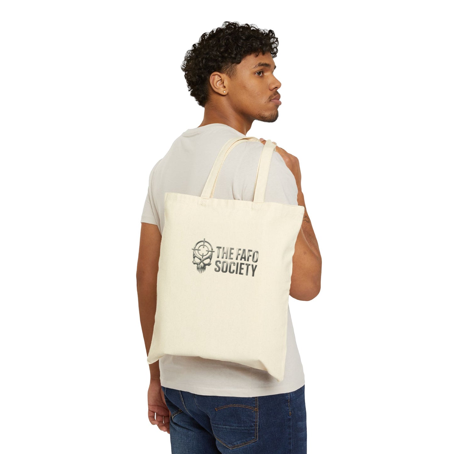 Canvas Tote Bag — Retro City Comic Collage Print