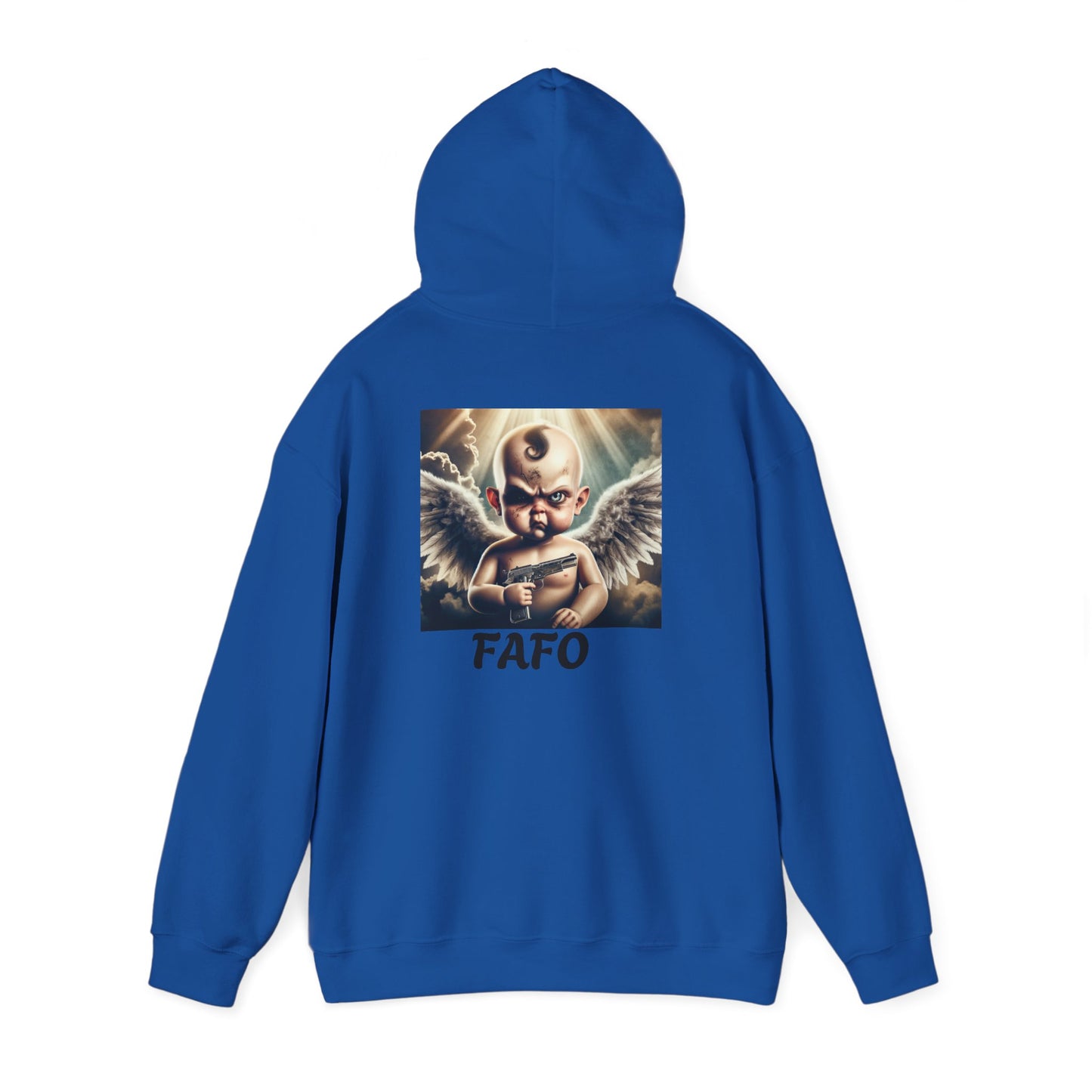 FAFO Society Hoodie — 'Proud Member of the FAFO Society' Angel Graphic Sweatshirt