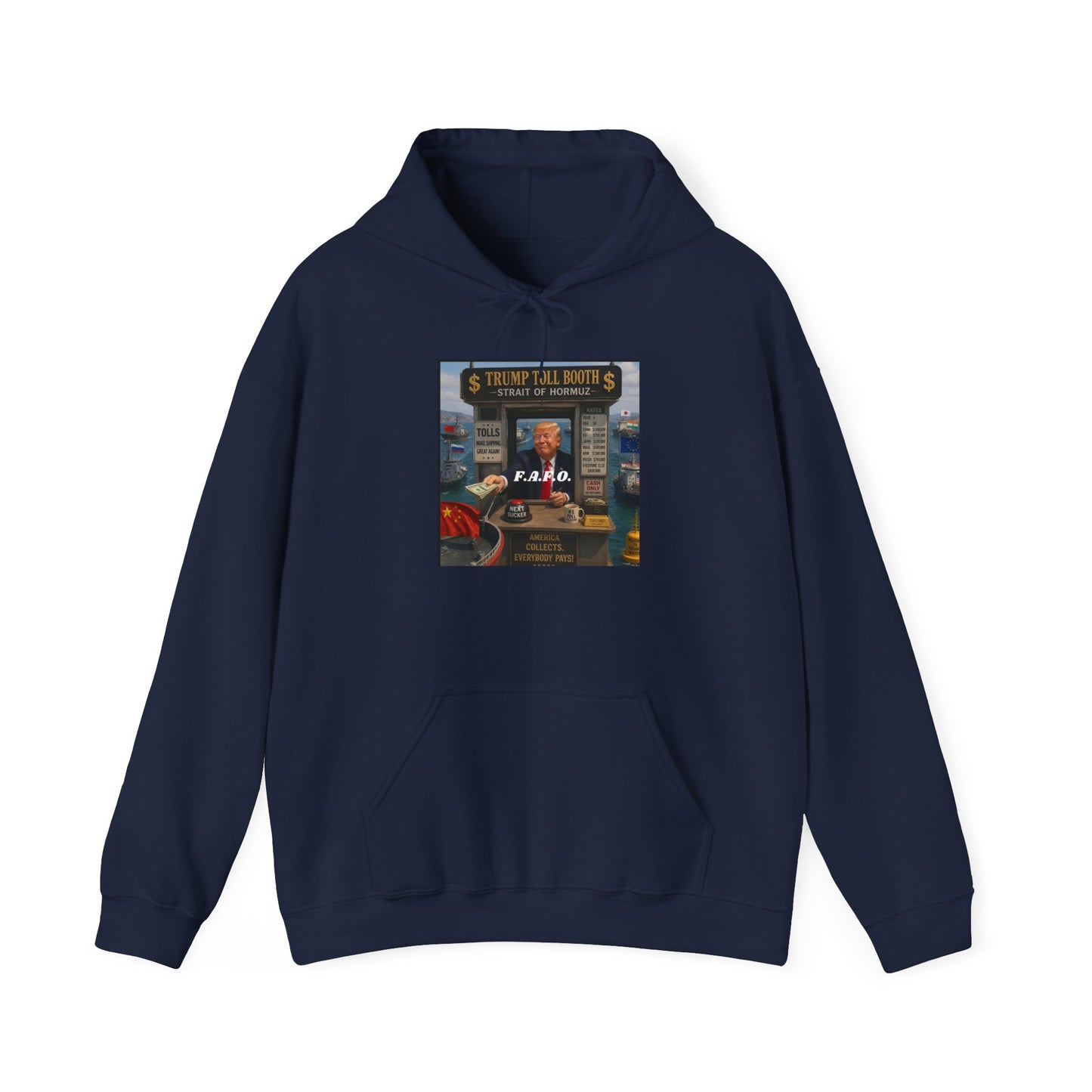 The FARO Society Hoodie — Vintage Travel Poster Graphic Pullover