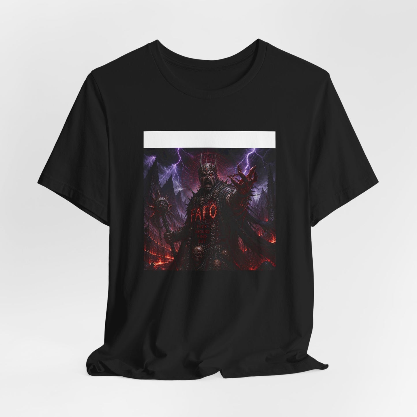 Demon King Graphic Tee – "AFO" Dark Fantasy Anime T-Shirt