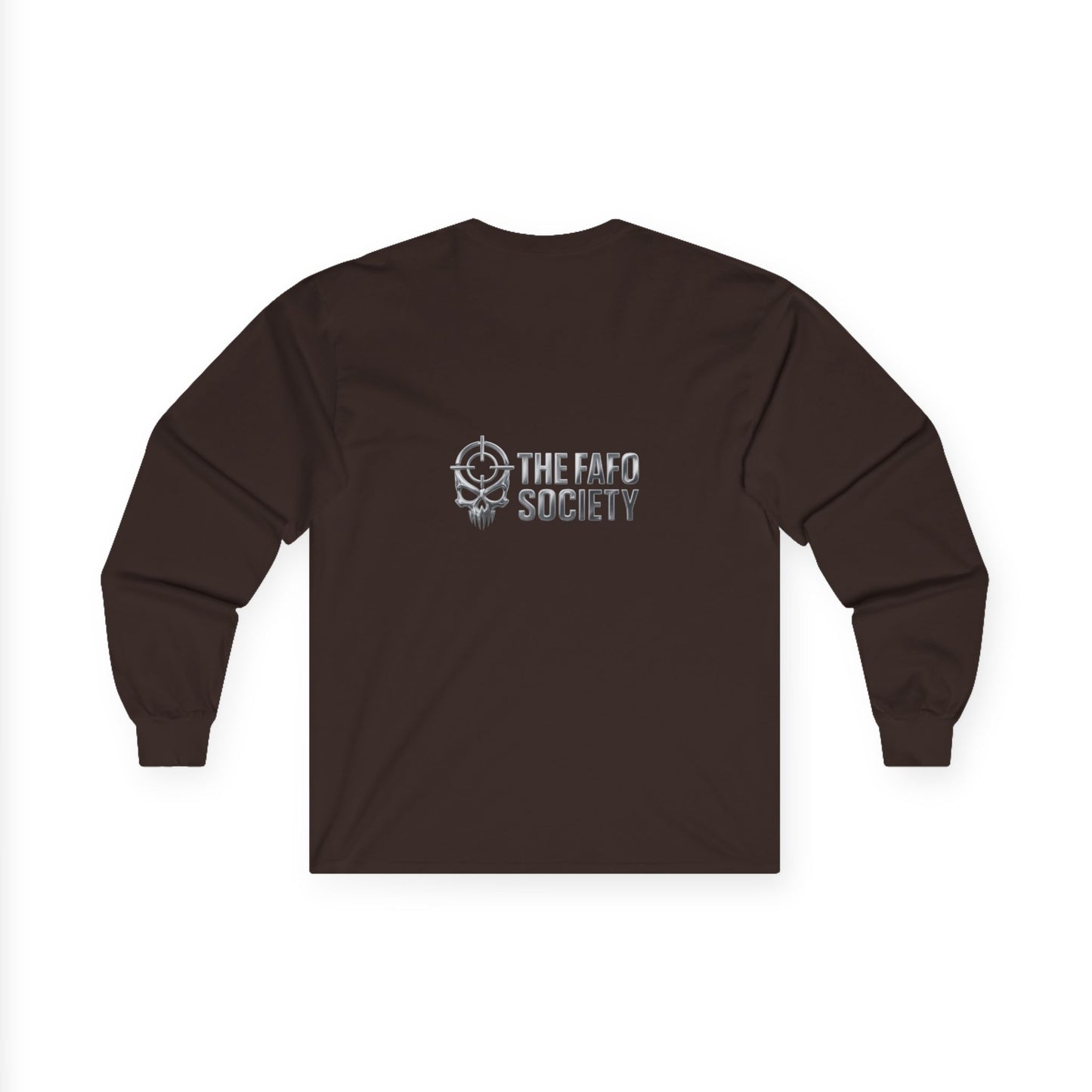 Long Sleeve Tee — Retro Arcade Collage "Trump Toll Booth" Design