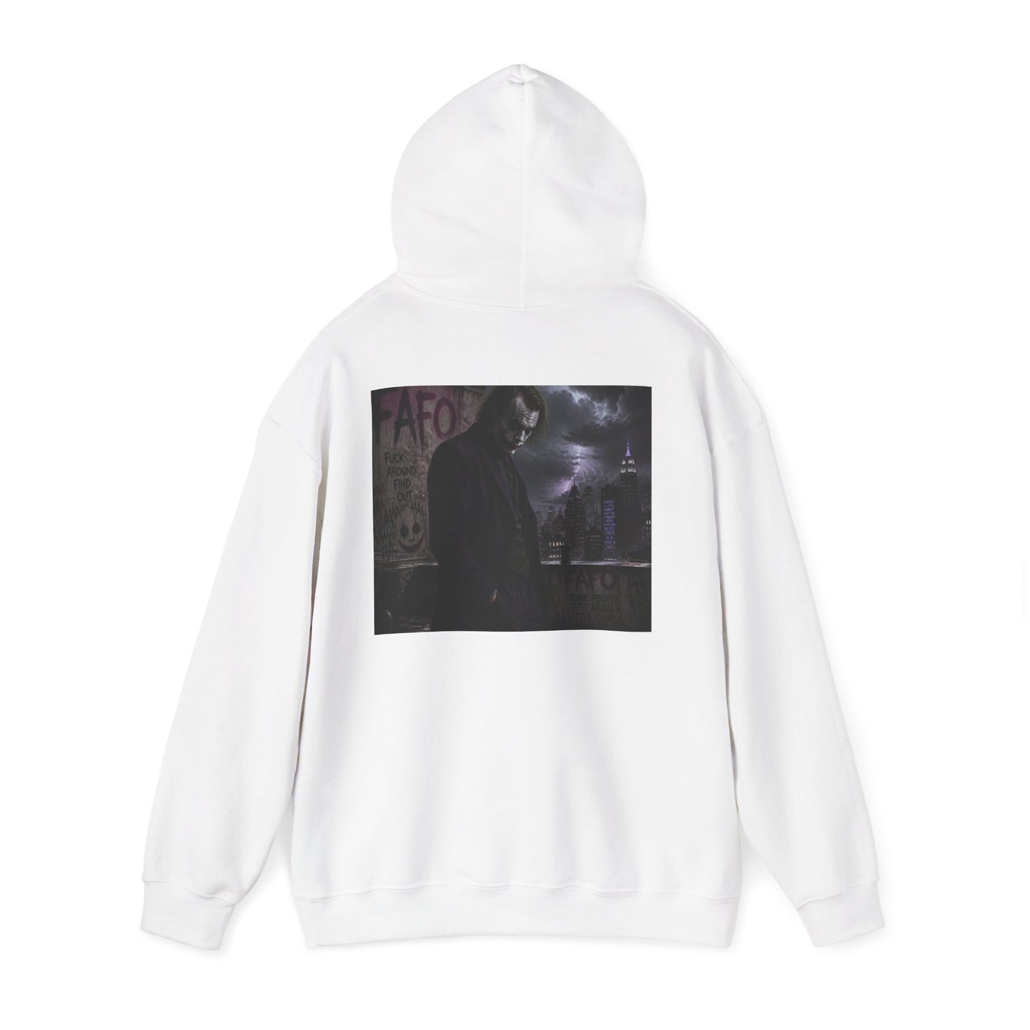 Dark Alley Noir Hoodie — Moody Urban Cyberpunk Streetwear