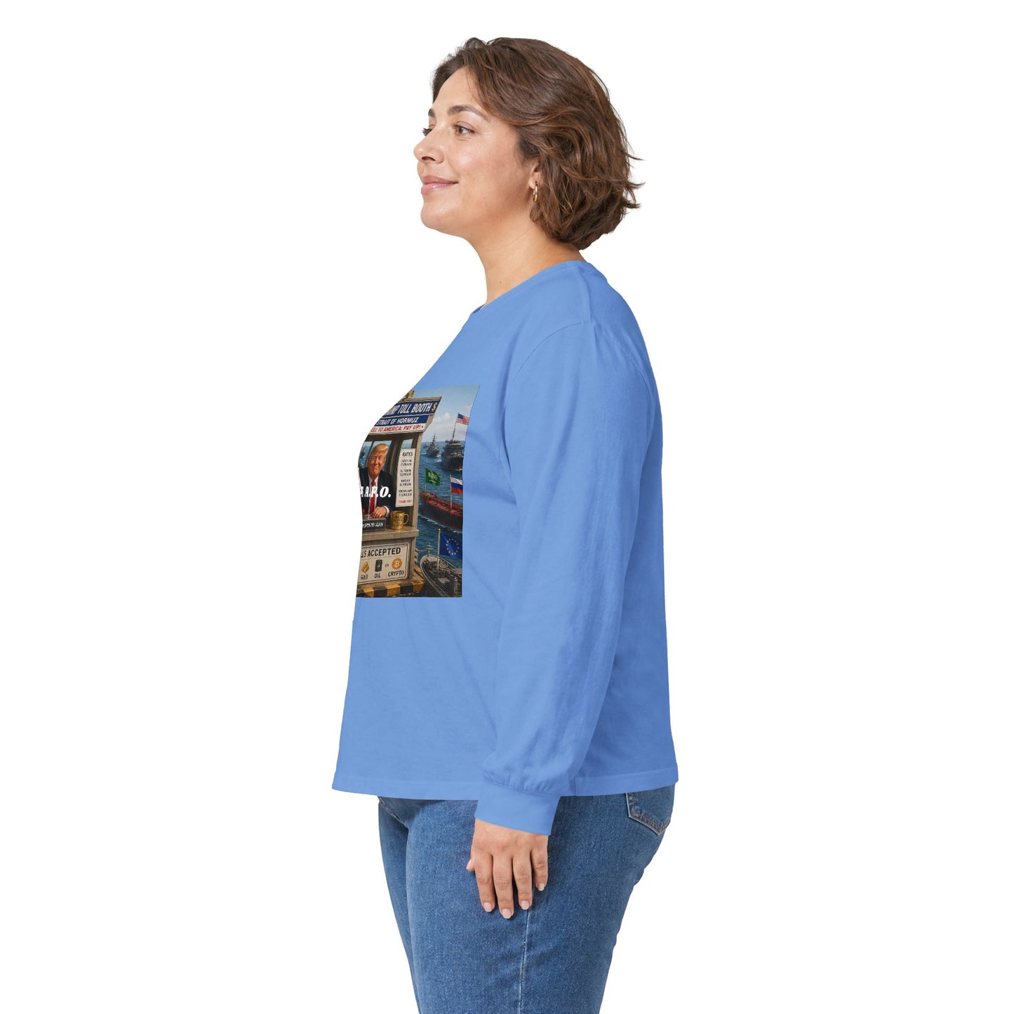The FAFO Society Long Sleeve Tee — Vintage Carnival Ticket Booth Graphic