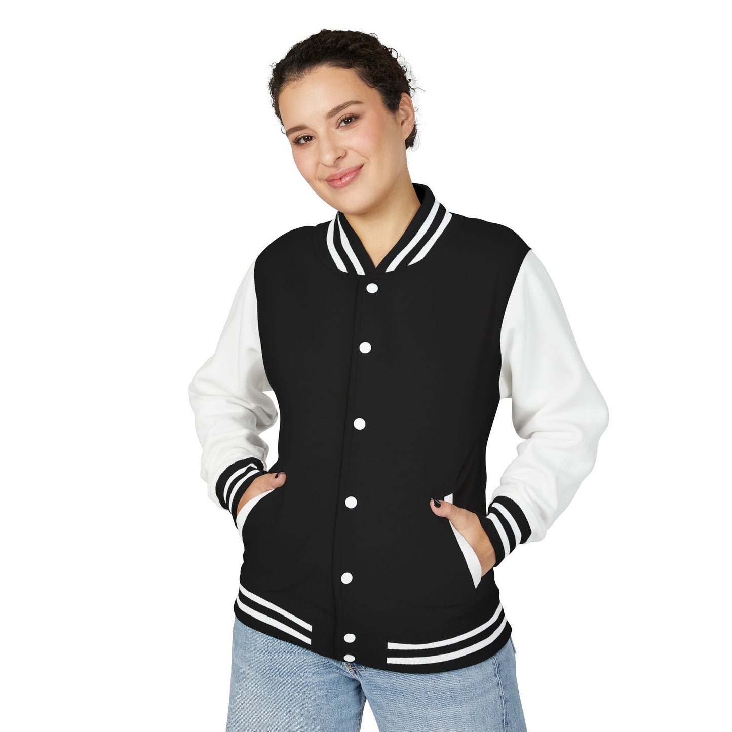 Letterman Jacket — Retro Graphic Back Patch