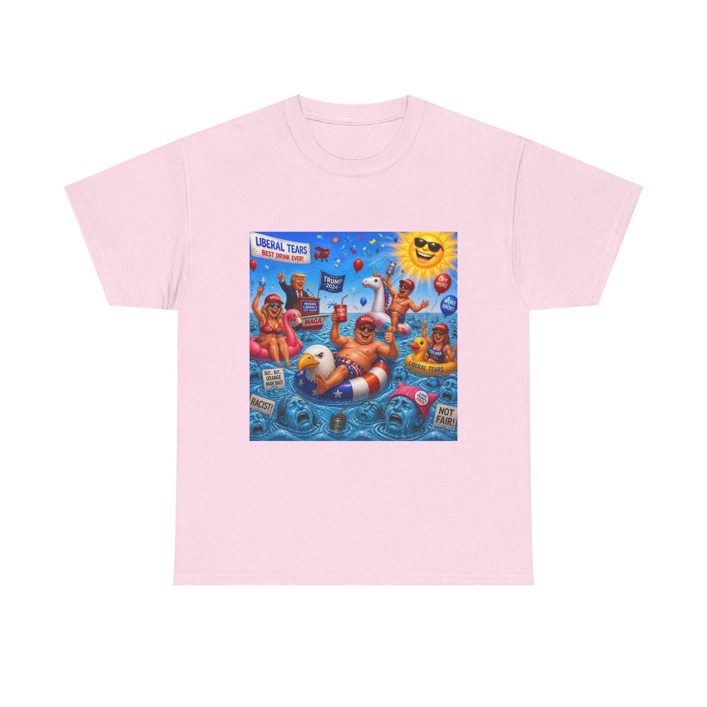 Beach Party T-Shirt — "Lifeguard Sharks" Summer Graphic Tee
