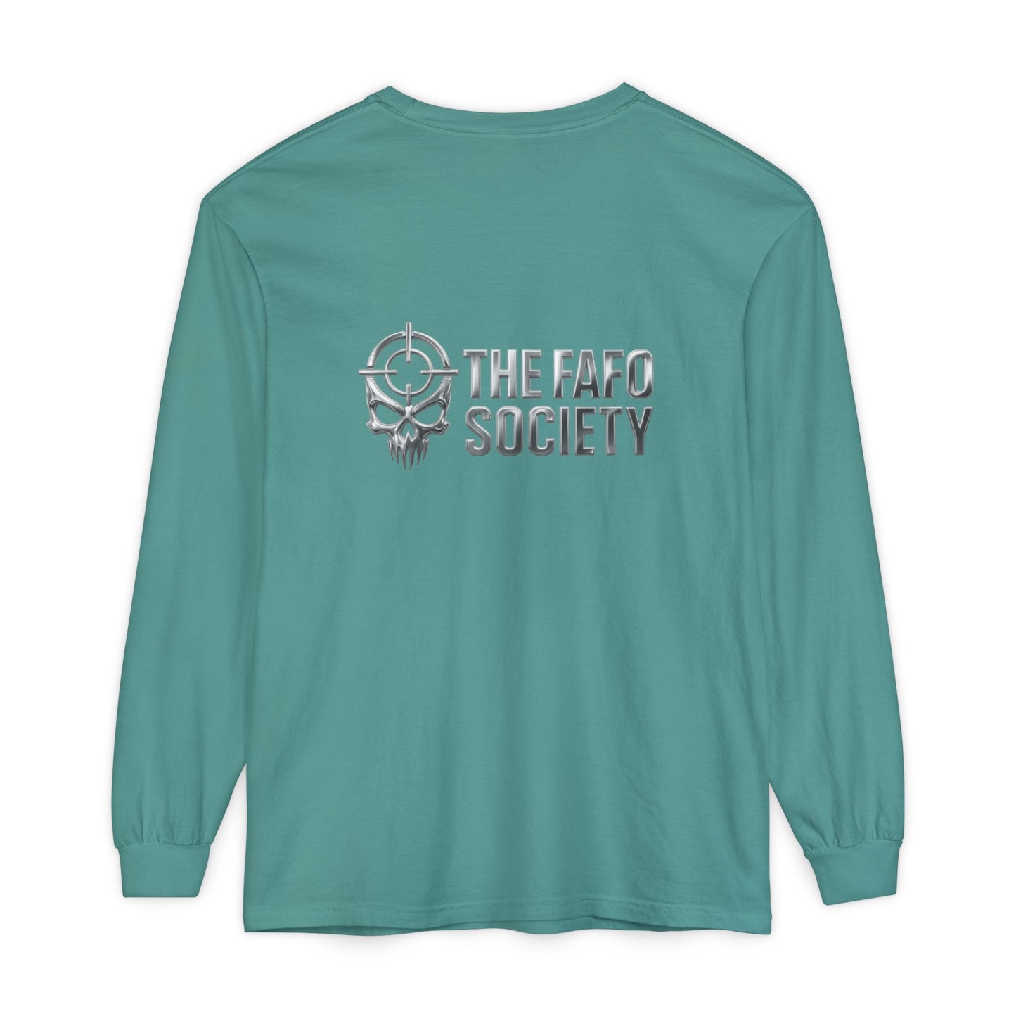Long Sleeve T-Shirt — 'He Who Fucks Around Finds Out' Phoenix Design (Proud Member of the FAFO Society)