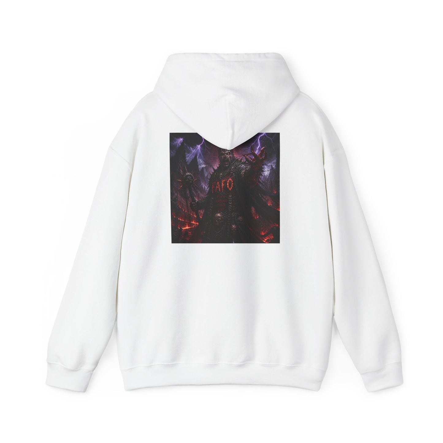 Hoodie — Dark Neon Aesthetic “AFRO” Graphic Pullover