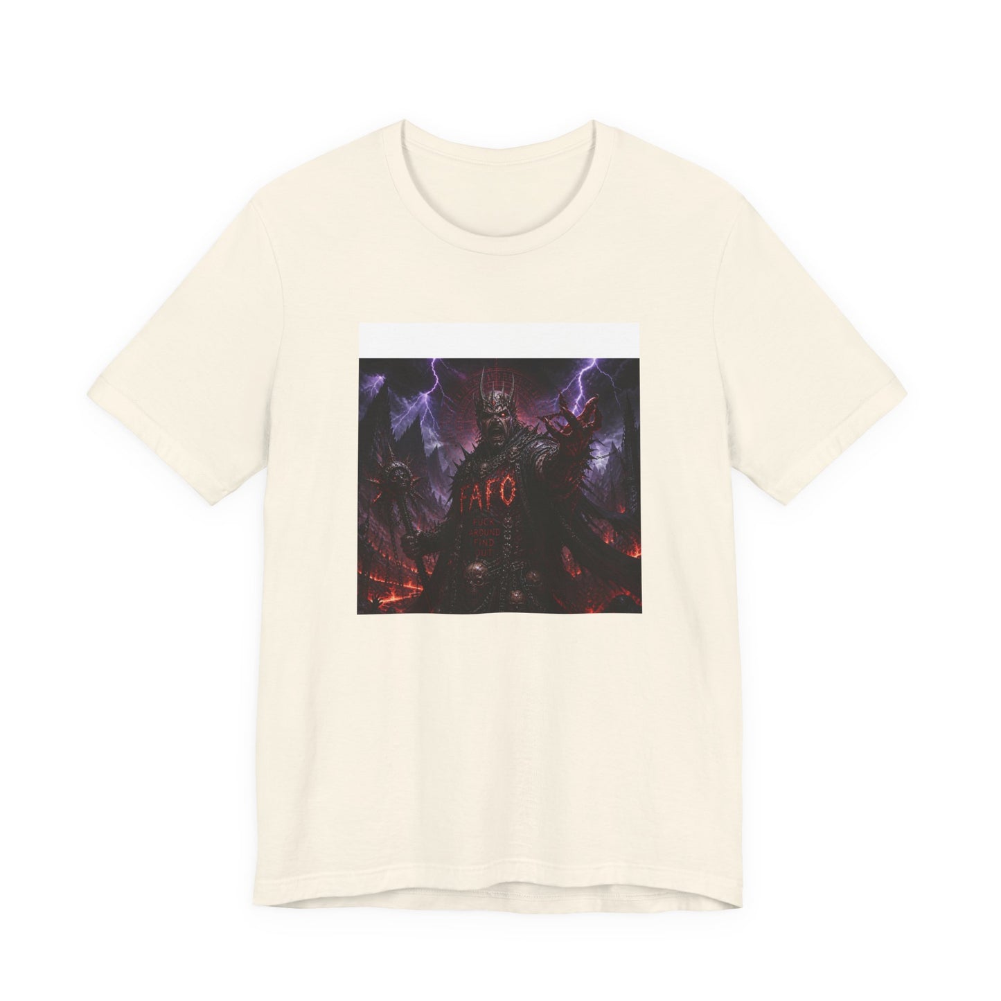Demon King Graphic Tee – "AFO" Dark Fantasy Anime T-Shirt