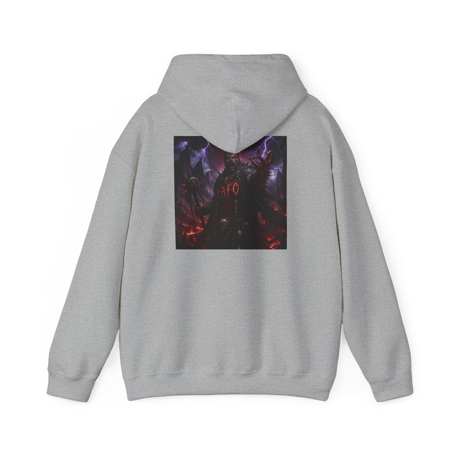 Hoodie — Dark Neon Aesthetic “AFRO” Graphic Pullover
