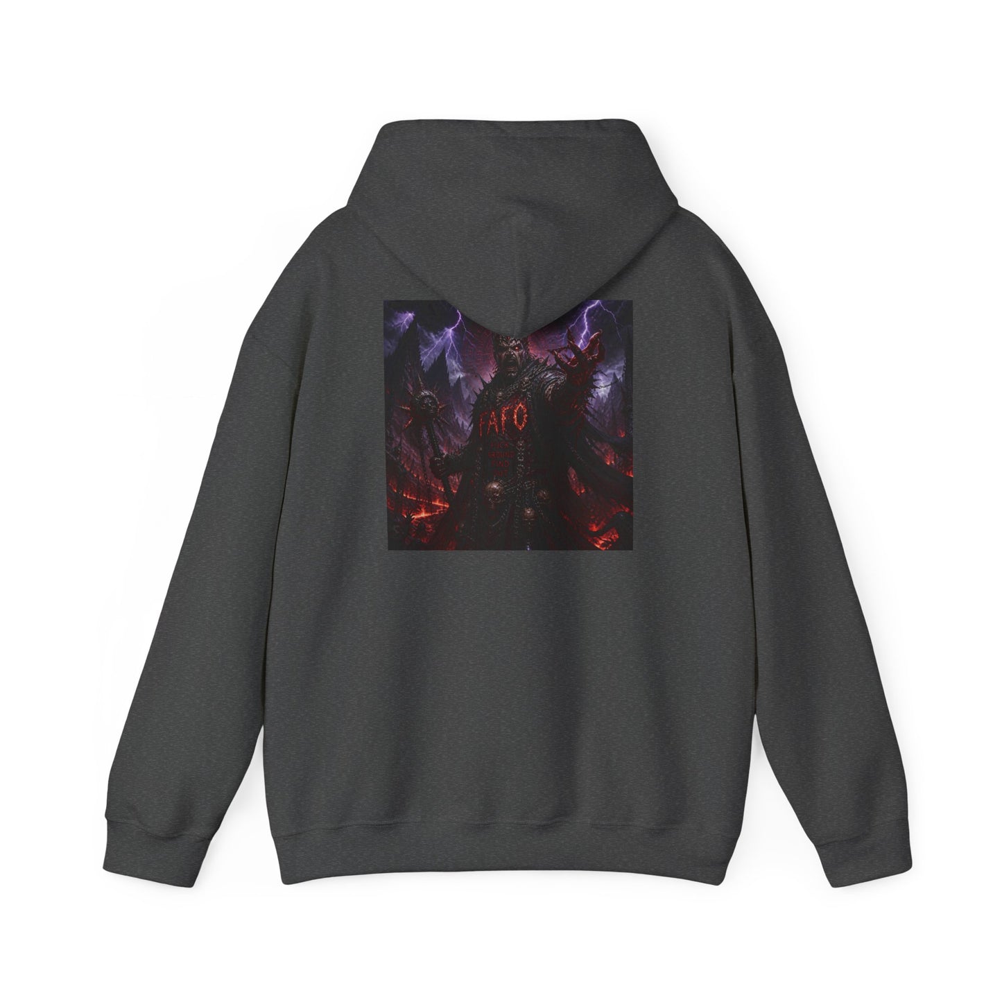 Hoodie — Dark Neon Aesthetic “AFRO” Graphic Pullover