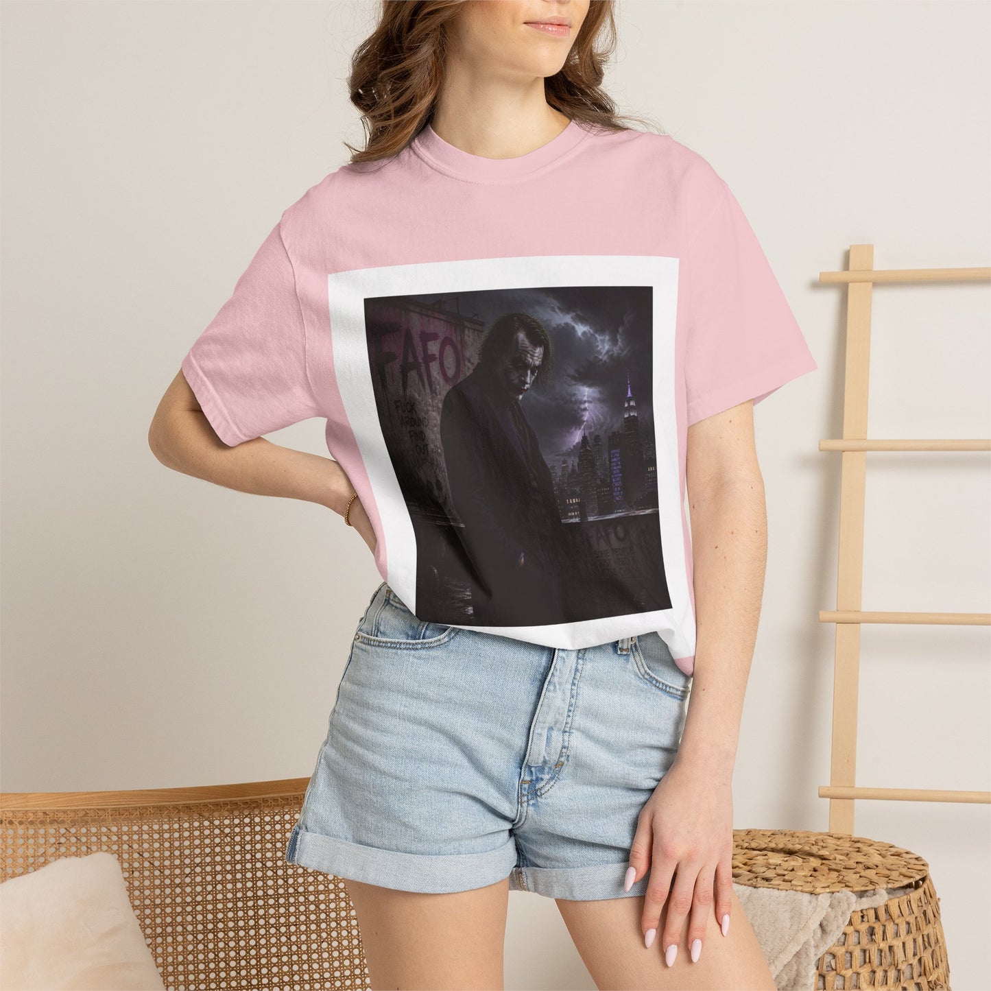 Dark Urban Noir T-Shirt — 'The Fafo Society' Skull Logo Tee