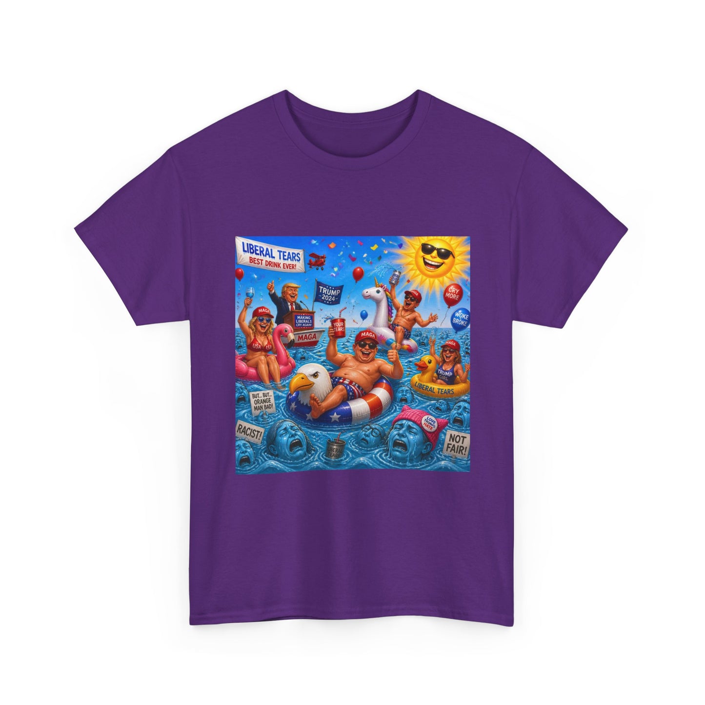 Beach Party T-Shirt — "Lifeguard Sharks" Summer Graphic Tee