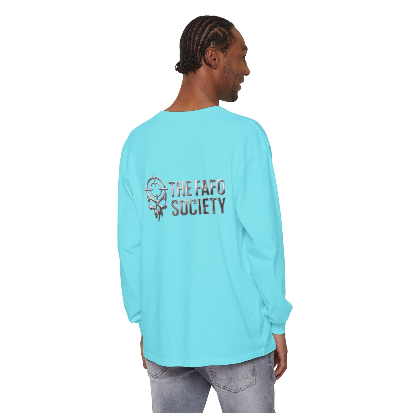 Long Sleeve T-Shirt — 'He Who Fucks Around Finds Out' Phoenix Design (Proud Member of the FAFO Society)