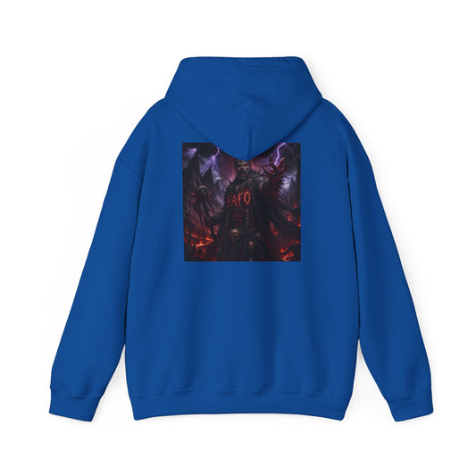 Hoodie — Dark Neon Aesthetic “AFRO” Graphic Pullover