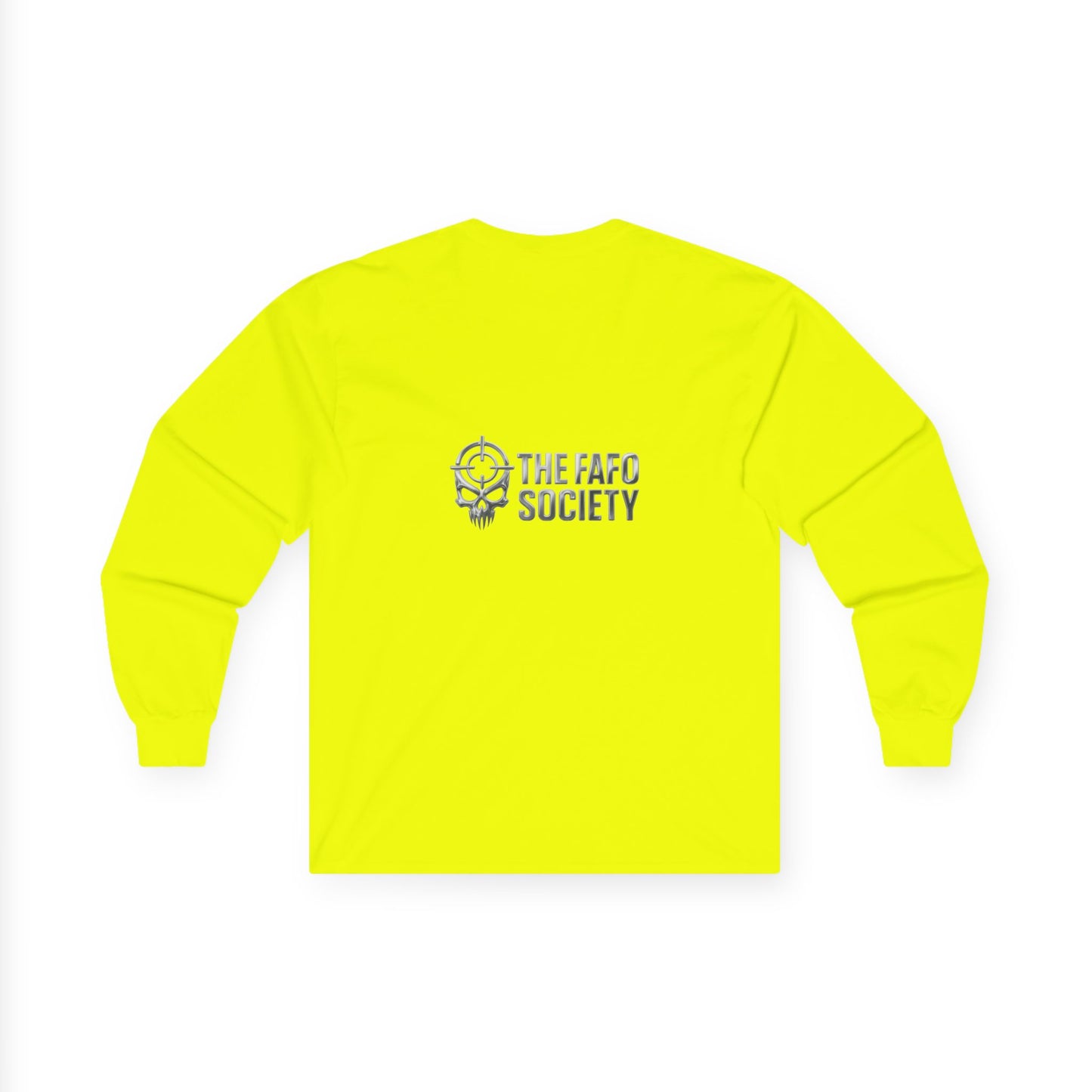 Long Sleeve Tee — Retro Arcade Collage "Trump Toll Booth" Design