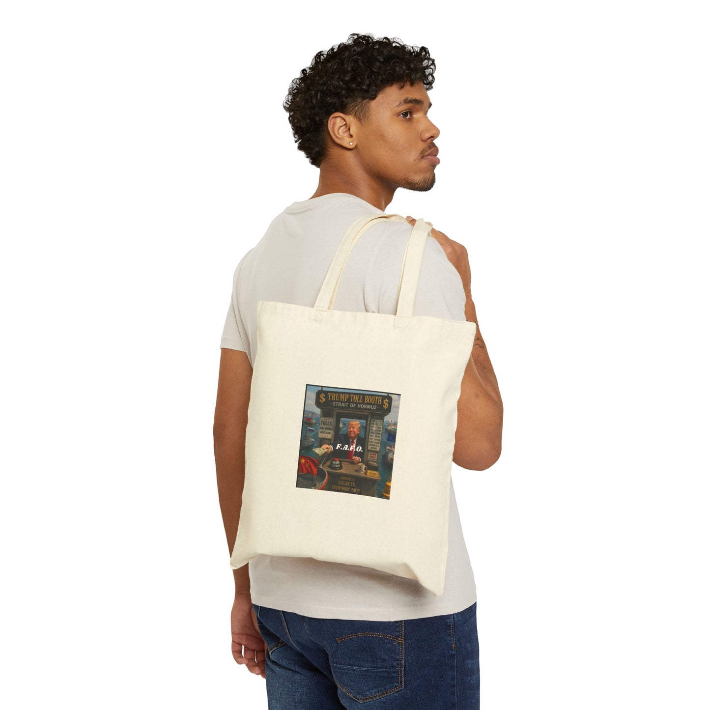 Vintage Travel Poster Tote Bag — Retro 'St. Paul the Apostle' Canvas Shopper
