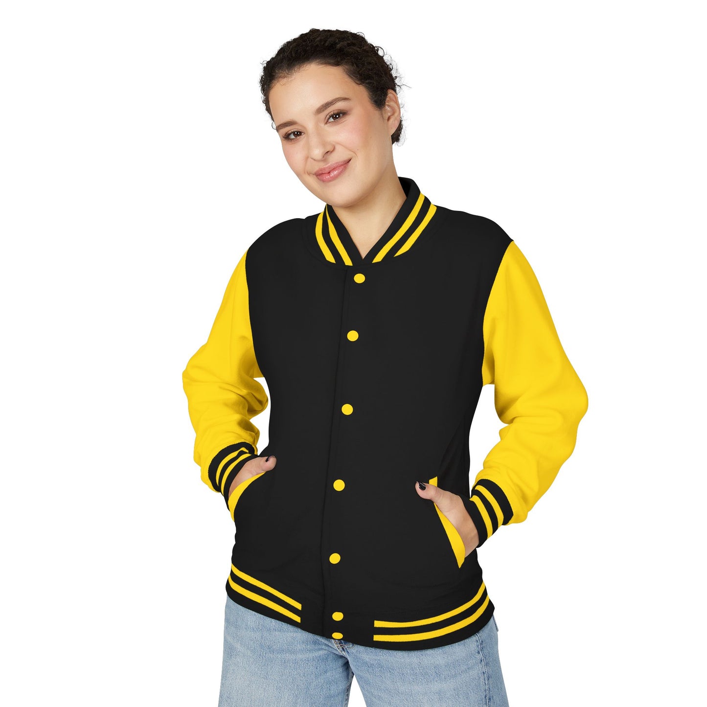 Letterman Jacket — Retro Graphic Back Patch