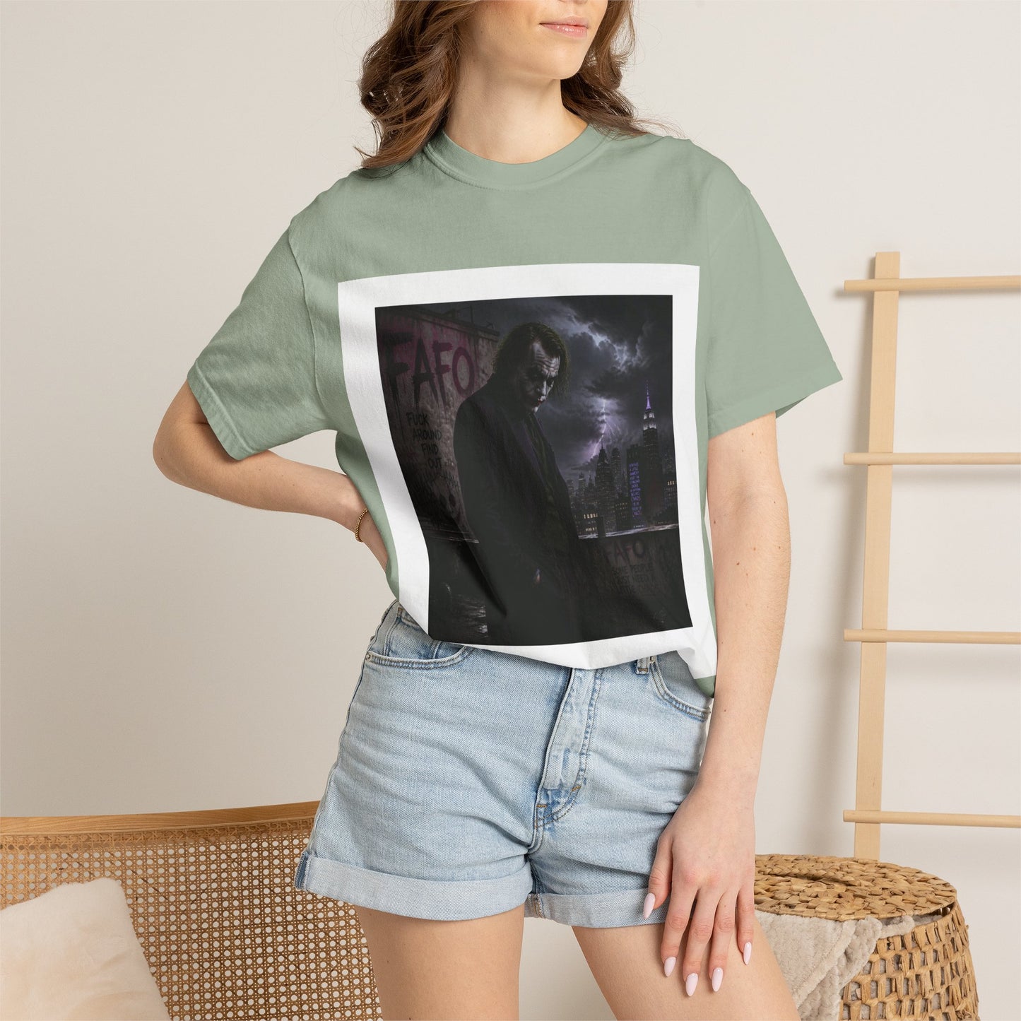 Dark Urban Noir T-Shirt — 'The Fafo Society' Skull Logo Tee