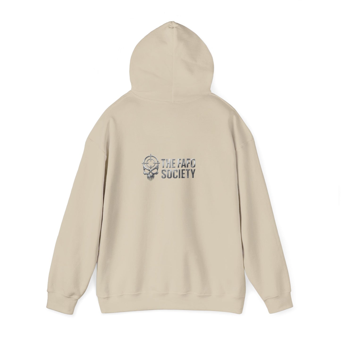Hoodie — Sunset Hand Peace Sign Graphic "Stay True"