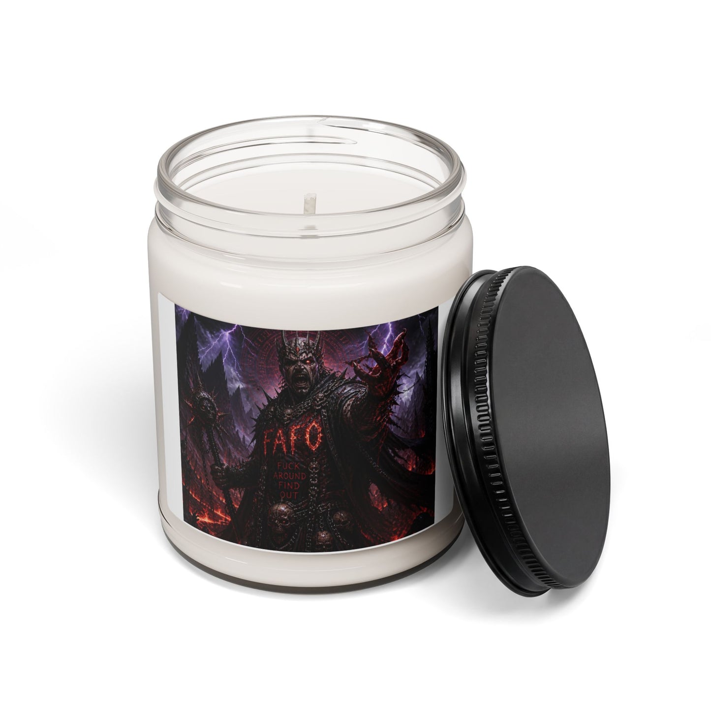 Viking Warrior Soy Candle — 9oz Scented Jar Candle