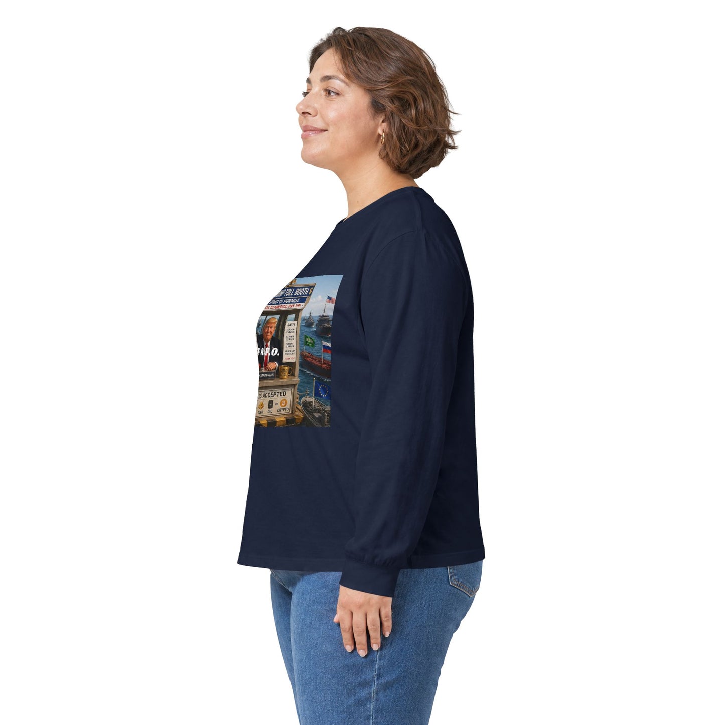 The FAFO Society Long Sleeve Tee — Vintage Carnival Ticket Booth Graphic