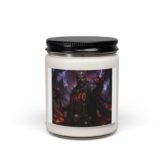 Viking Warrior Soy Candle — 9oz Scented Jar Candle
