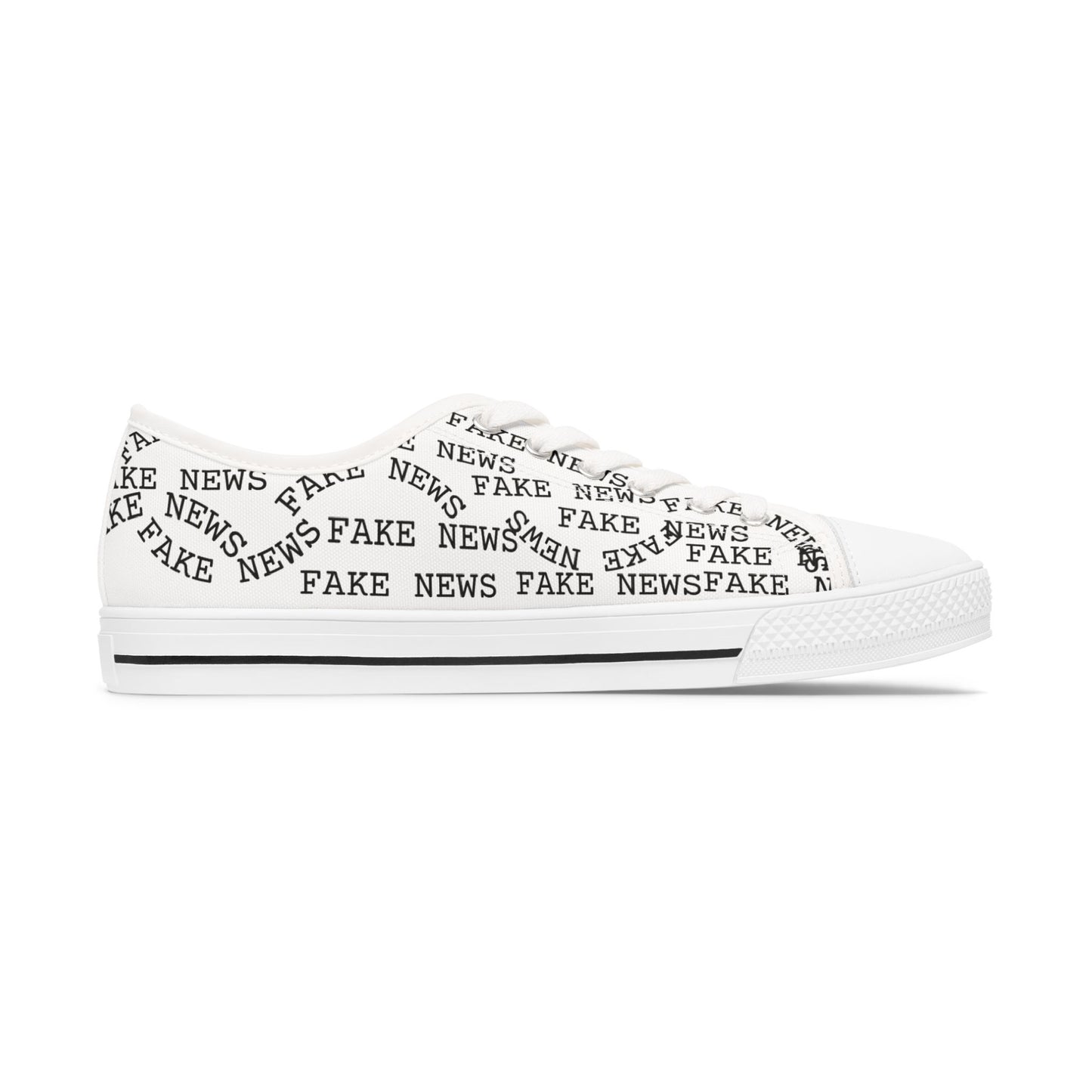 Women's Low Top 'FAKE NEWS' Shoes