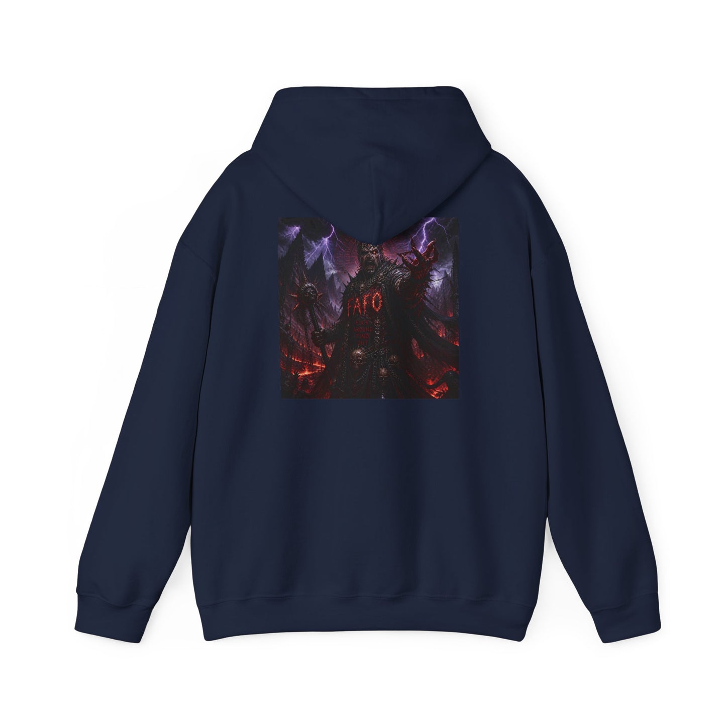 Hoodie — Dark Neon Aesthetic “AFRO” Graphic Pullover