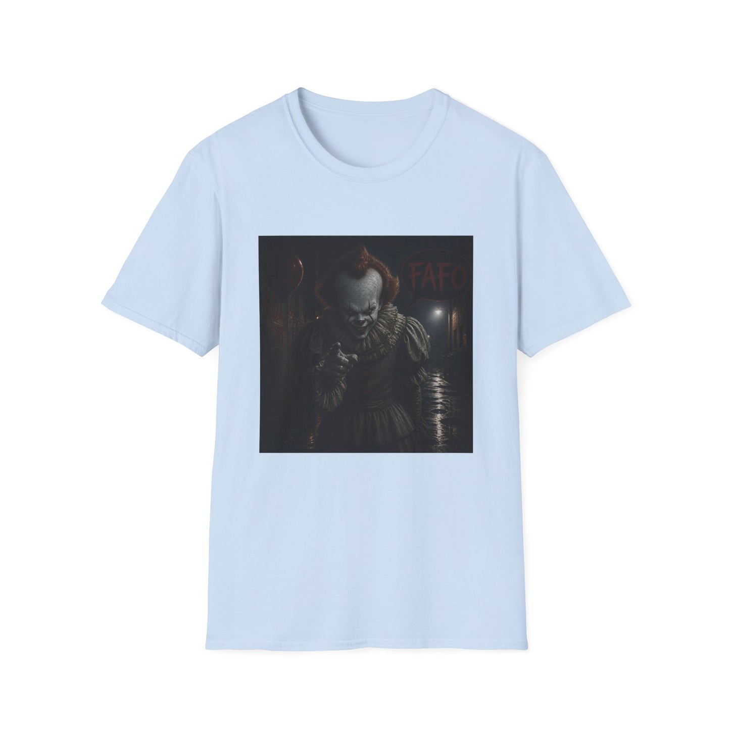 Horror Pennywise Clown T‑Shirt — Dark Creepy Stephen King Inspired Design