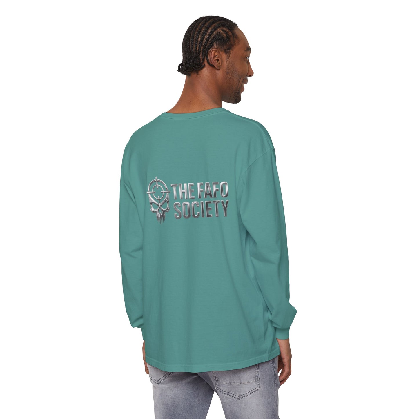 Long Sleeve T-Shirt — 'He Who Fucks Around Finds Out' Phoenix Design (Proud Member of the FAFO Society)