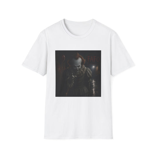Horror Pennywise Clown T‑Shirt — Dark Creepy Stephen King Inspired Design
