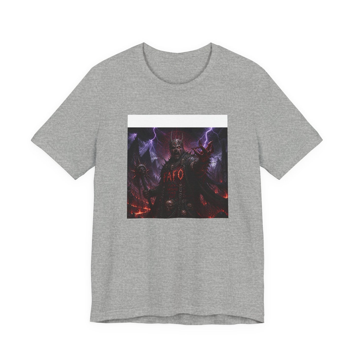 Demon King Graphic Tee – "AFO" Dark Fantasy Anime T-Shirt