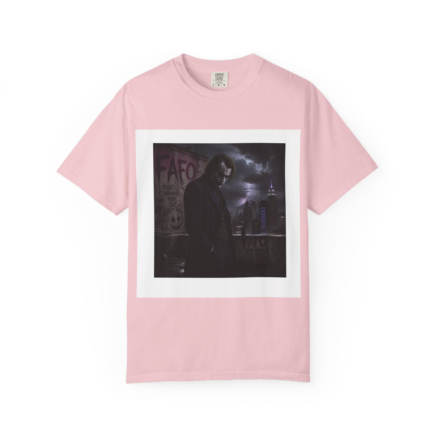 Dark Urban Noir T-Shirt — 'The Fafo Society' Skull Logo Tee