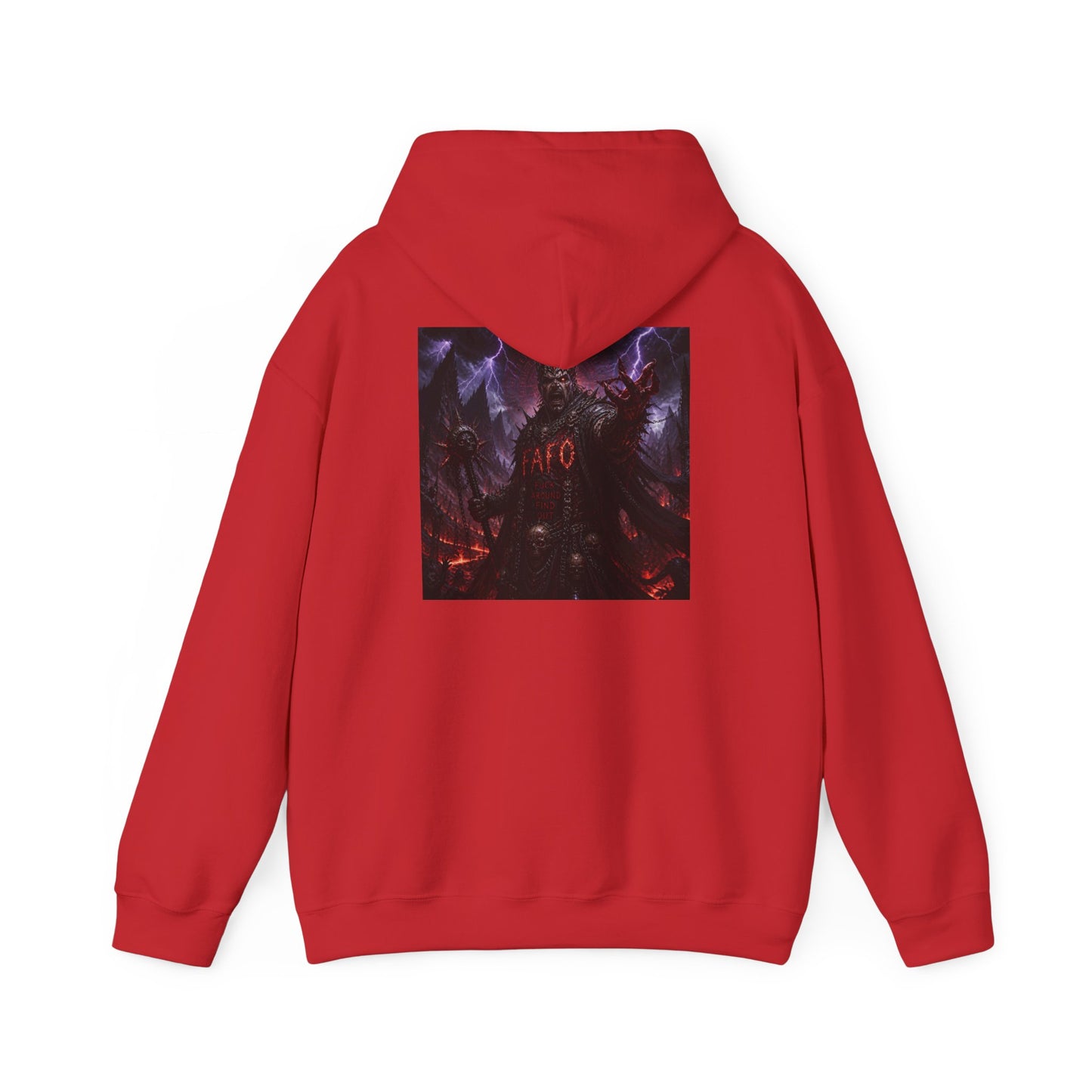 Hoodie — Dark Neon Aesthetic “AFRO” Graphic Pullover
