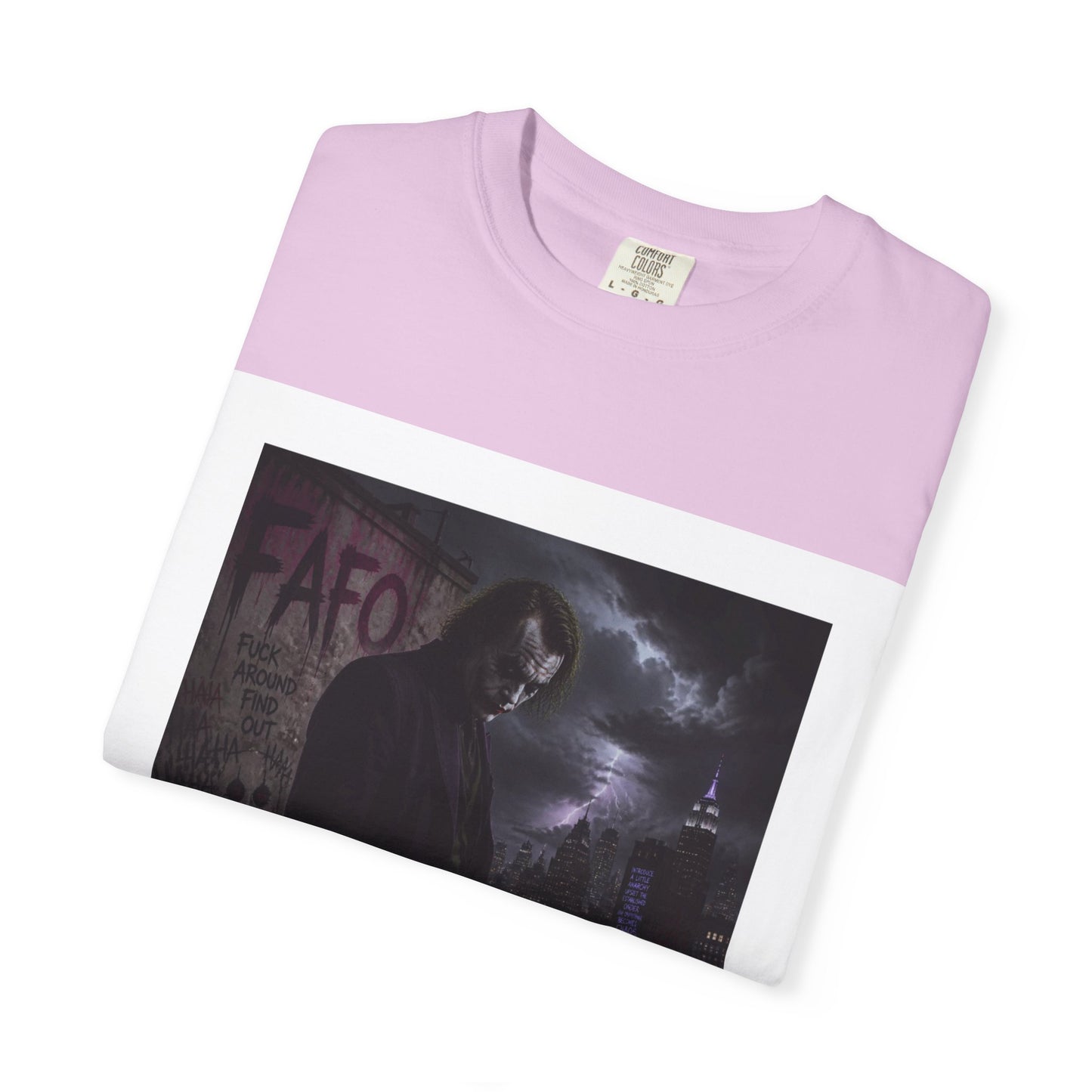 Dark Urban Noir T-Shirt — 'The Fafo Society' Skull Logo Tee
