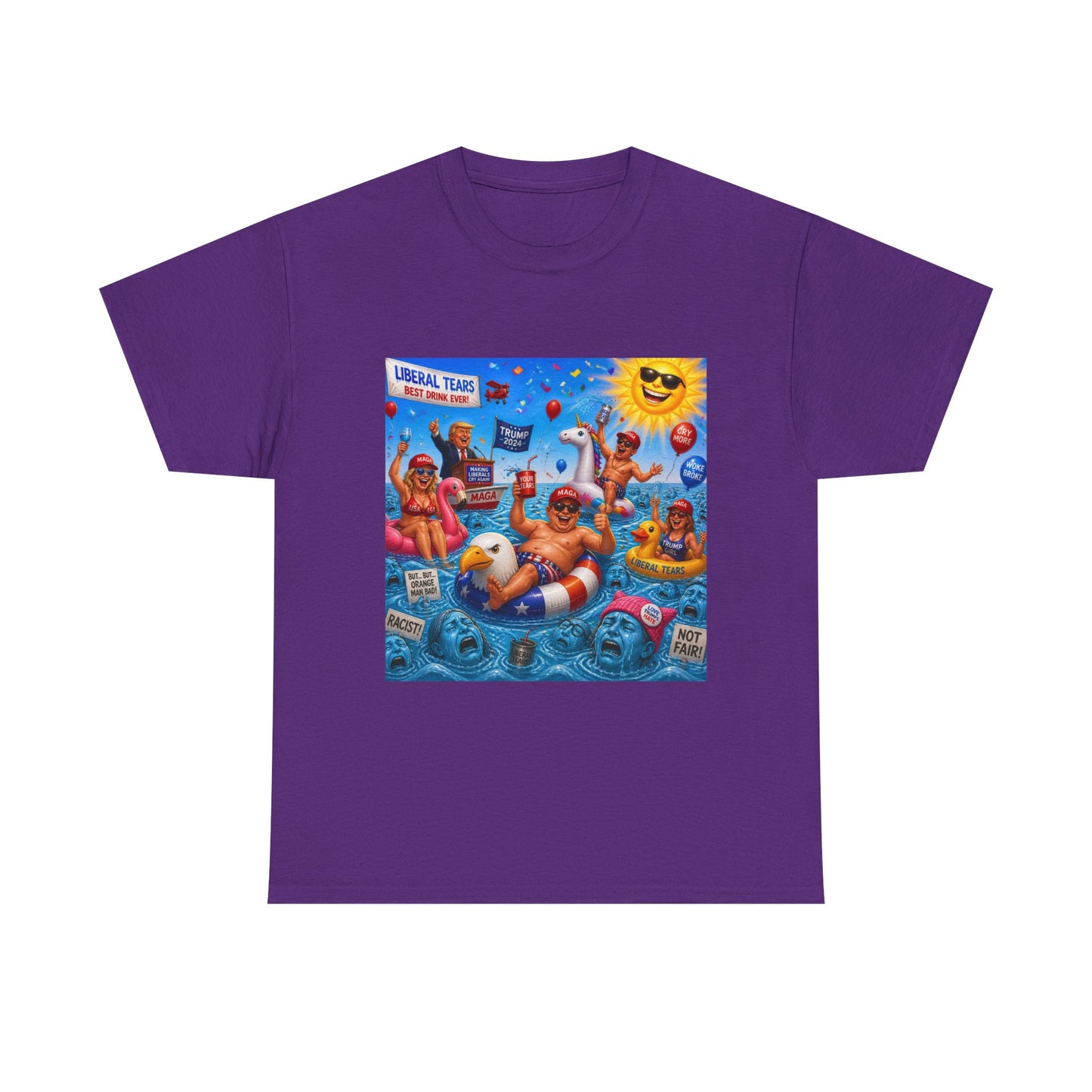 Beach Party T-Shirt — "Lifeguard Sharks" Summer Graphic Tee