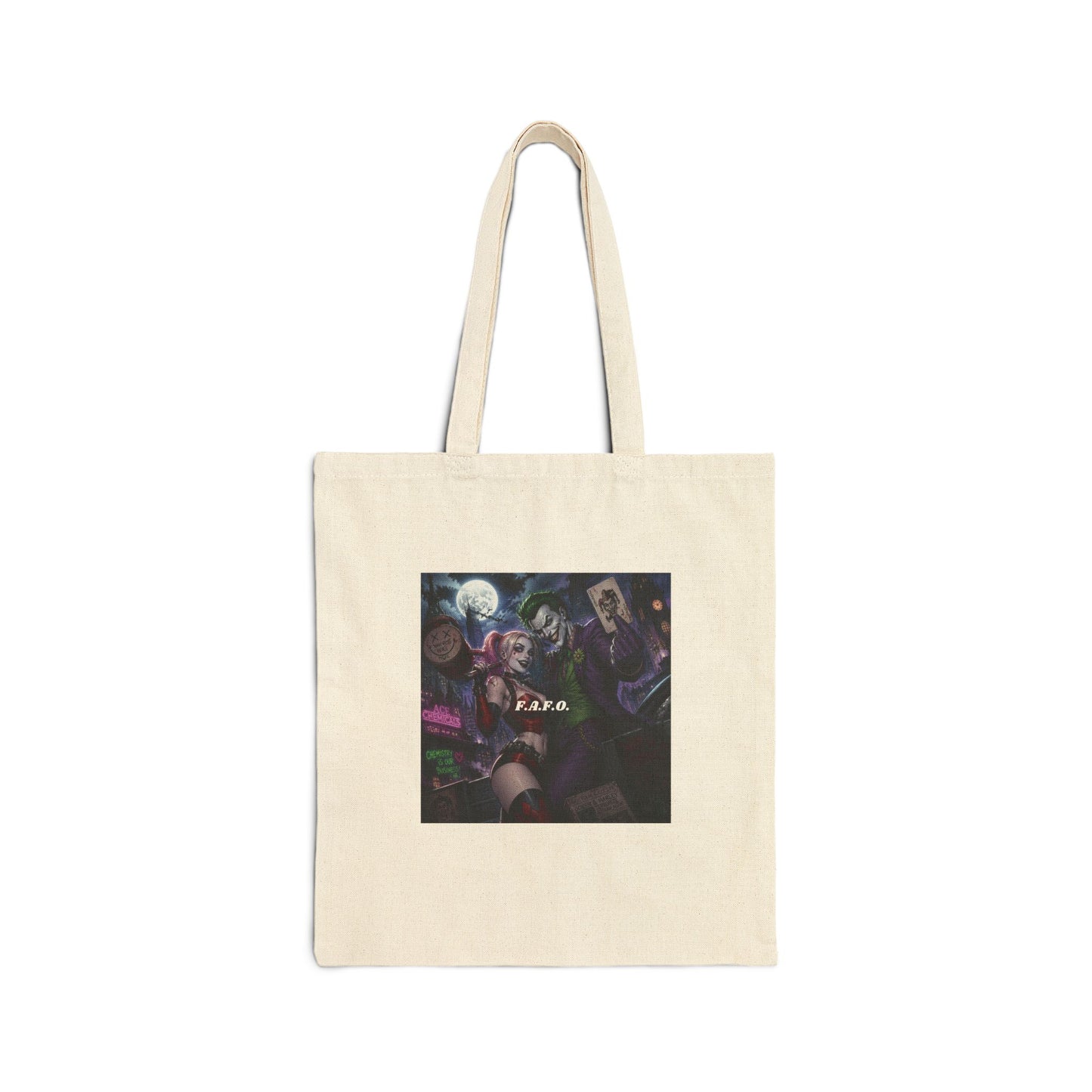 Anime Rock Band Canvas Tote — 'K/DA' Inspired K-Pop Gaming Print