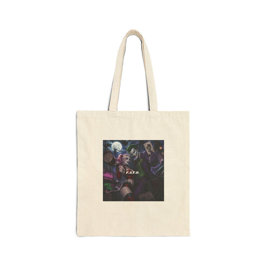 Anime Rock Band Canvas Tote — 'K/DA' Inspired K-Pop Gaming Print
