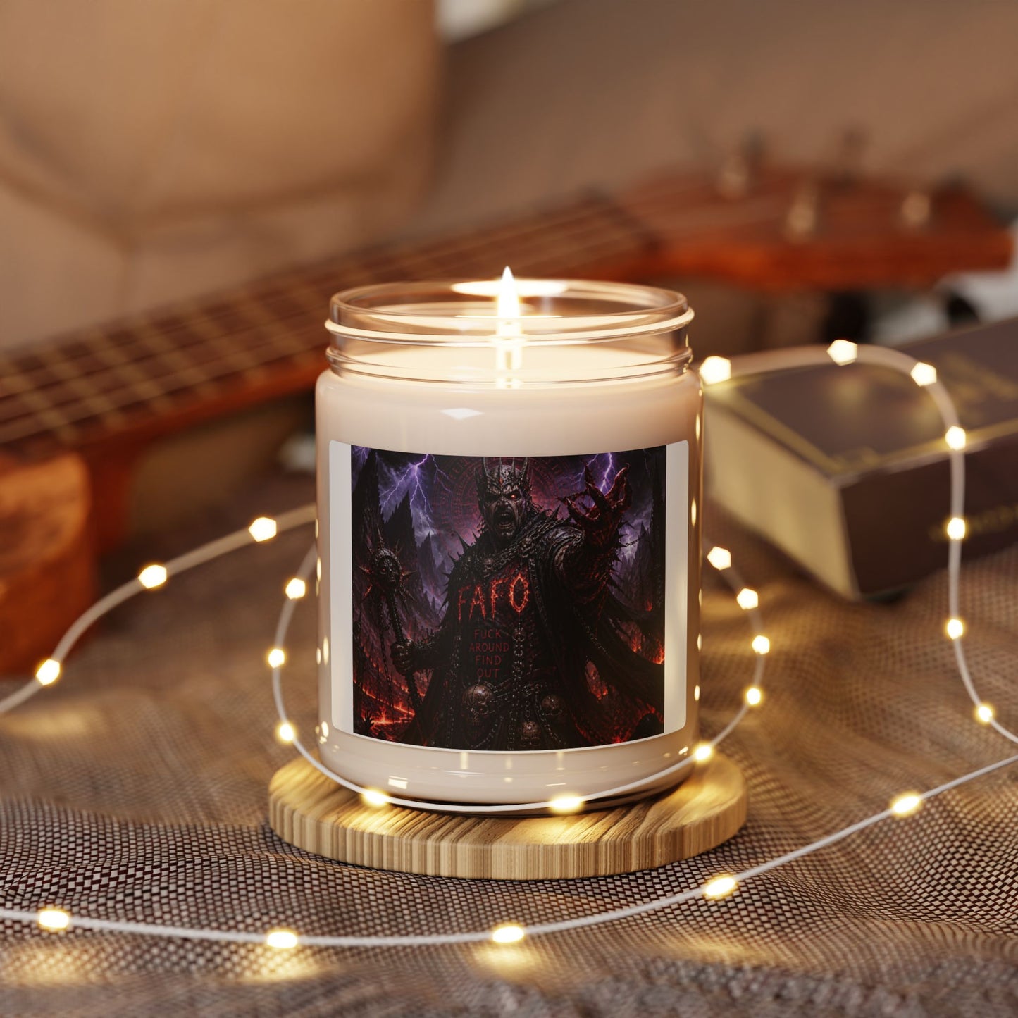 Viking Warrior Soy Candle — 9oz Scented Jar Candle