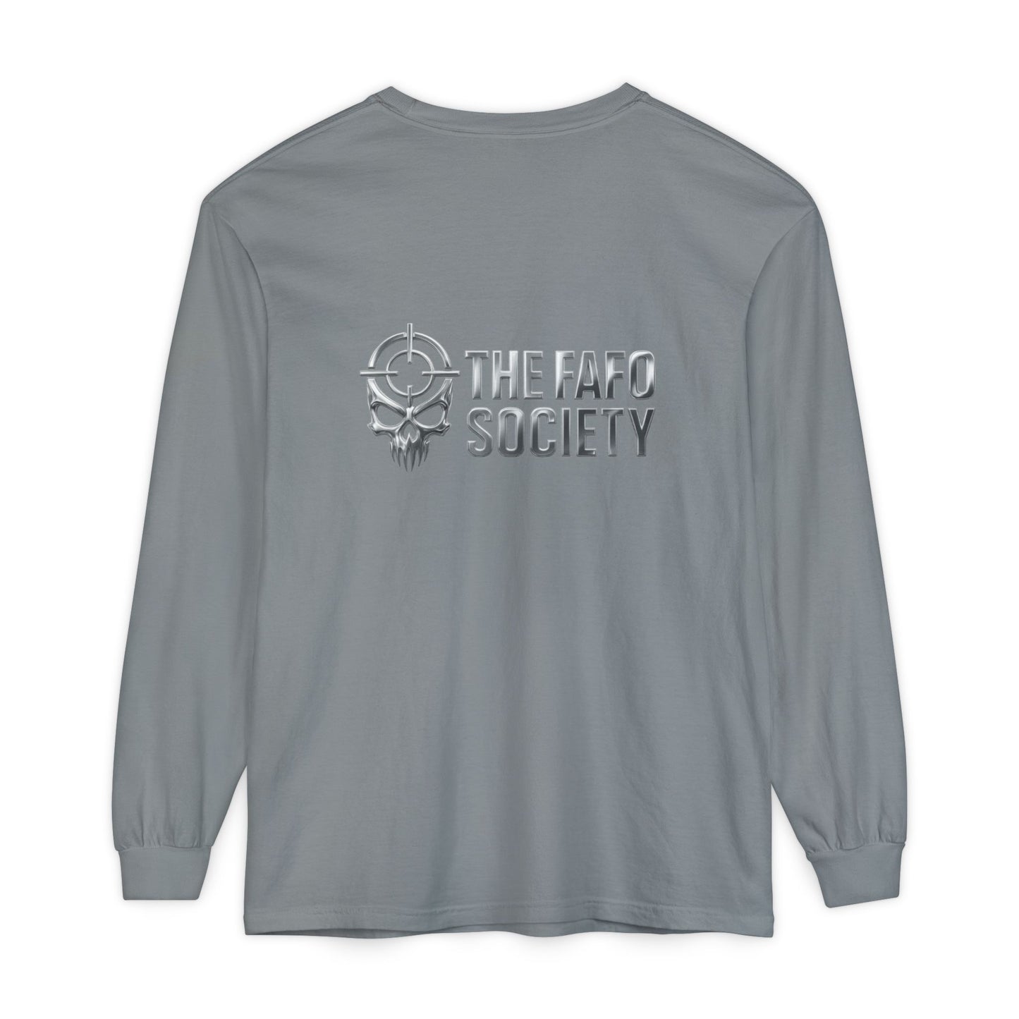 Long Sleeve T-Shirt — 'He Who Fucks Around Finds Out' Phoenix Design (Proud Member of the FAFO Society)