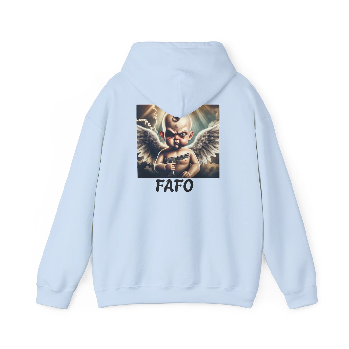FAFO Society Hoodie — 'Proud Member of the FAFO Society' Angel Graphic Sweatshirt
