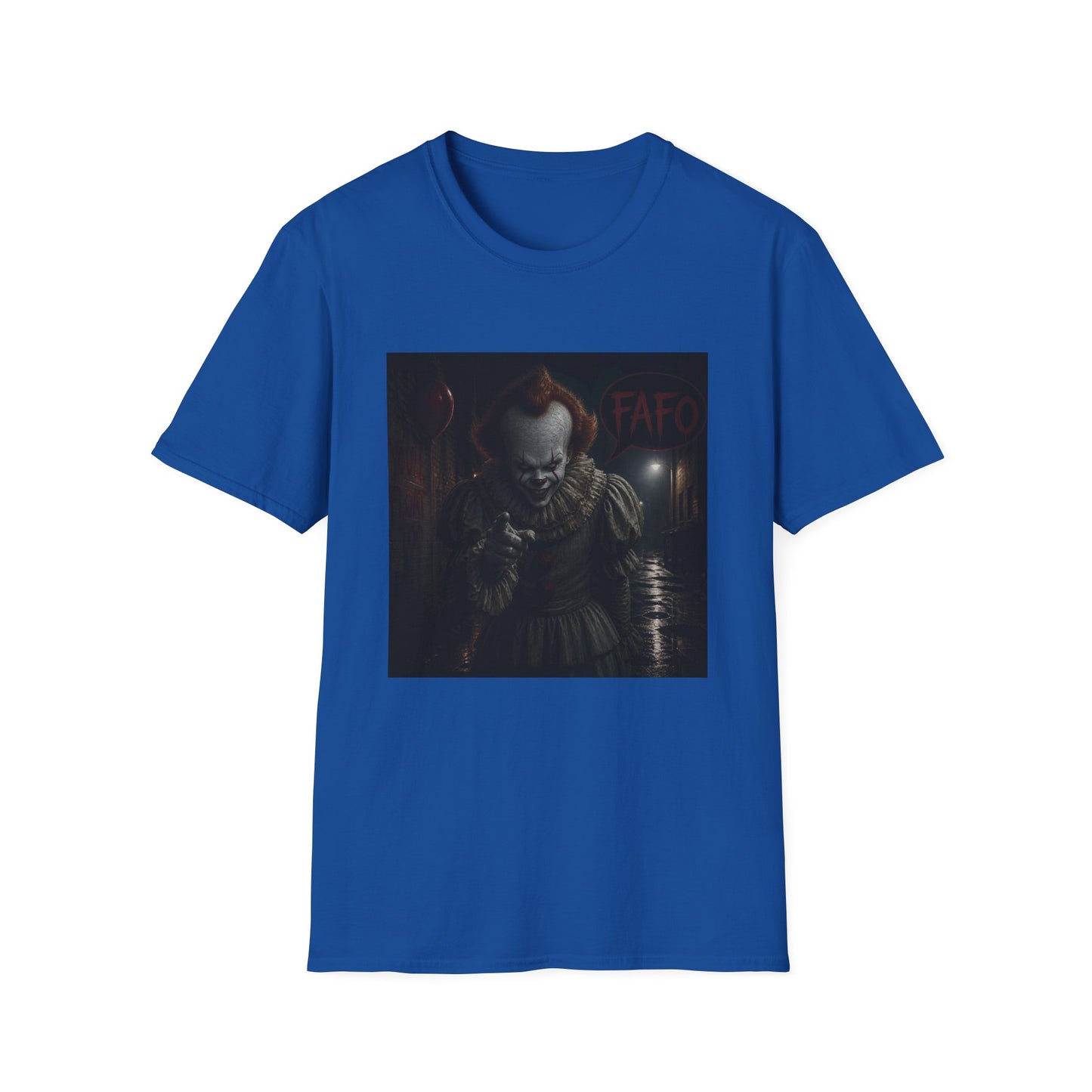Horror Pennywise Clown T‑Shirt — Dark Creepy Stephen King Inspired Design