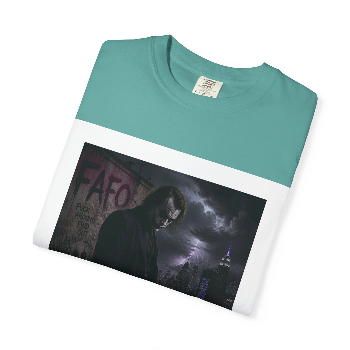 Dark Urban Noir T-Shirt — 'The Fafo Society' Skull Logo Tee