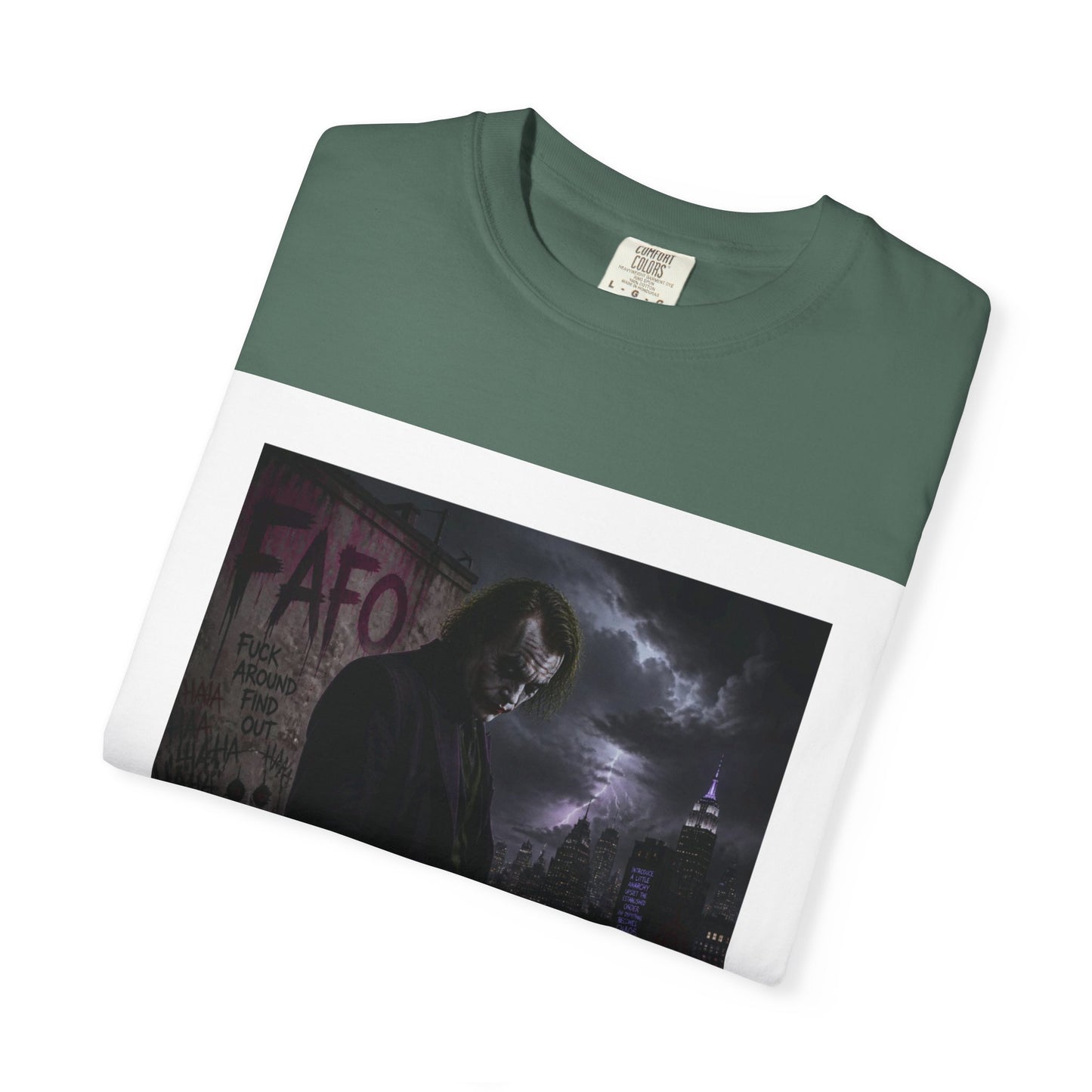 Dark Urban Noir T-Shirt — 'The Fafo Society' Skull Logo Tee