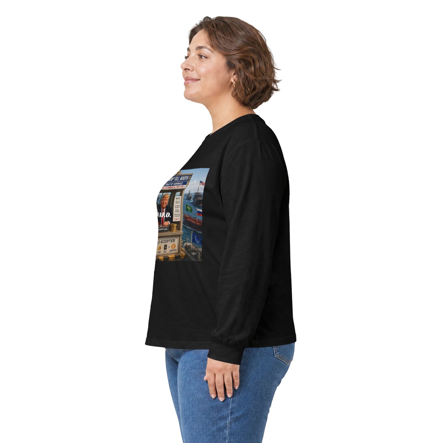 The FAFO Society Long Sleeve Tee — Vintage Carnival Ticket Booth Graphic