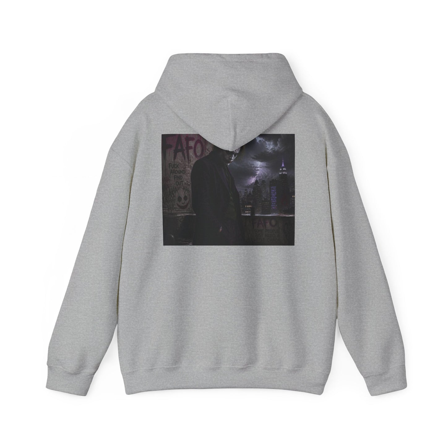 Dark Alley Noir Hoodie — Moody Urban Cyberpunk Streetwear