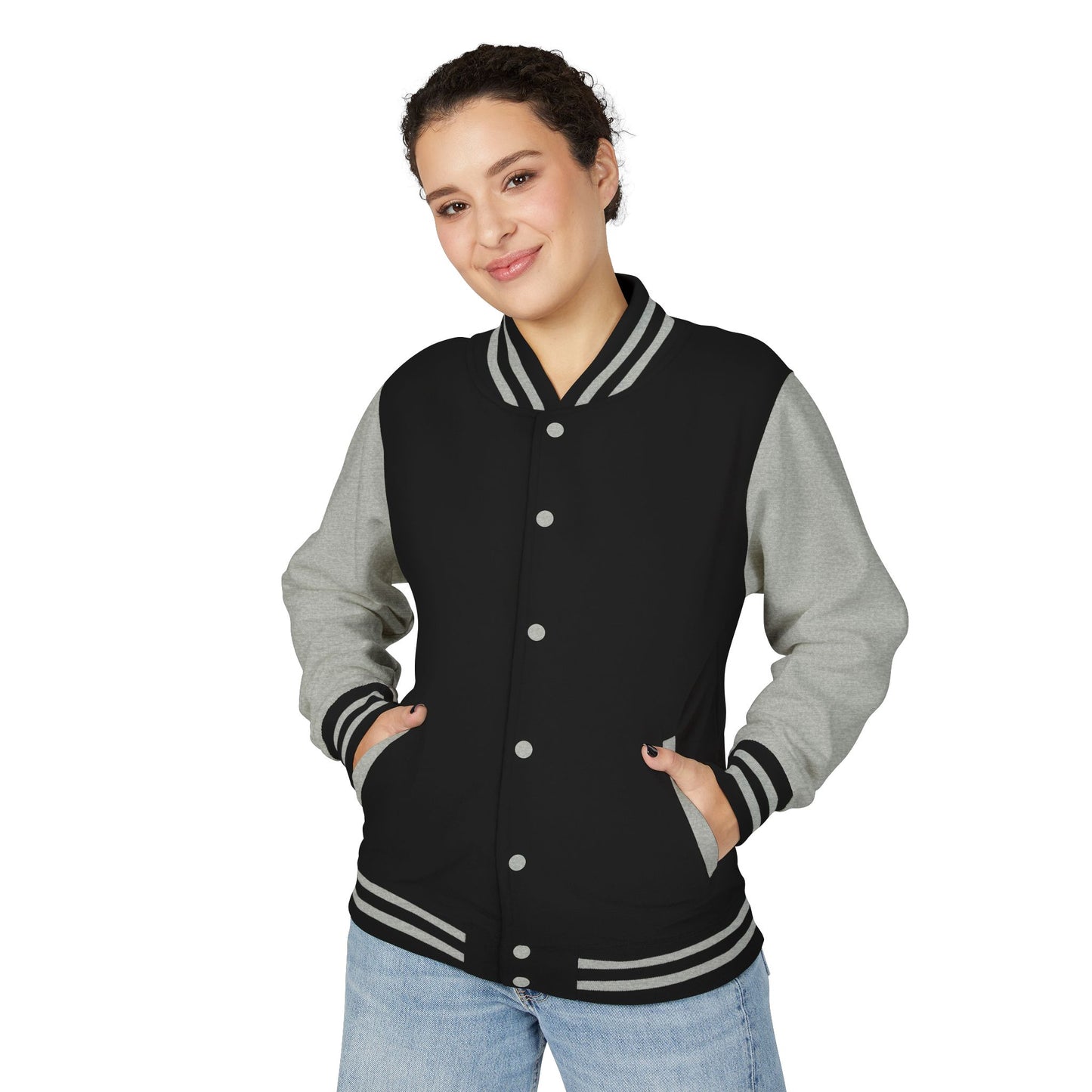 Letterman Jacket — Retro Graphic Back Patch